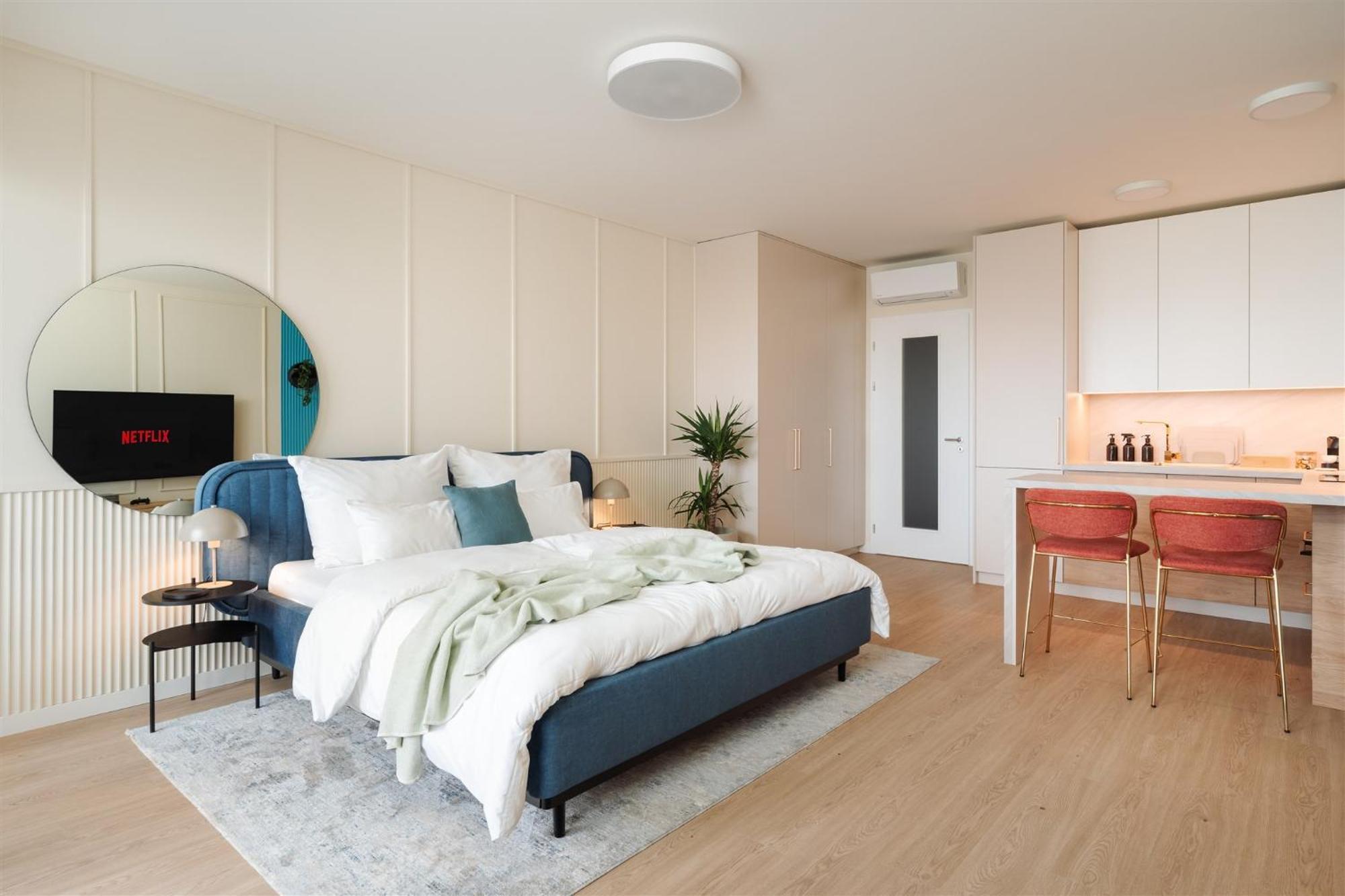 Good Vibe Near Metro - Garage, Air-conditioning, Vinyl Player Apartamento *